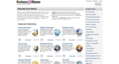 Desktop Screenshot of partnersinrhyme.com